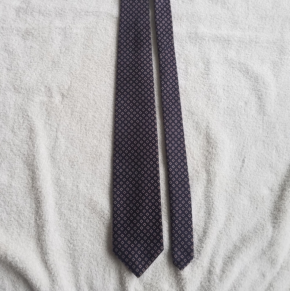 Wembley Dark Blue 100% Polyester Necktie / Suit Tie - Picture 1 of 13